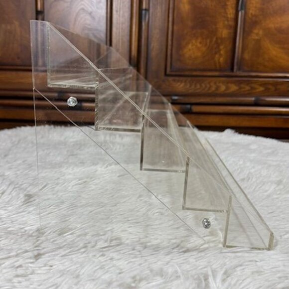 Acrylic 5 Tier 72 Bottle Nail Polish Organizer + 9 Section Spin Brush Caddy Set - Picture 7 of 15